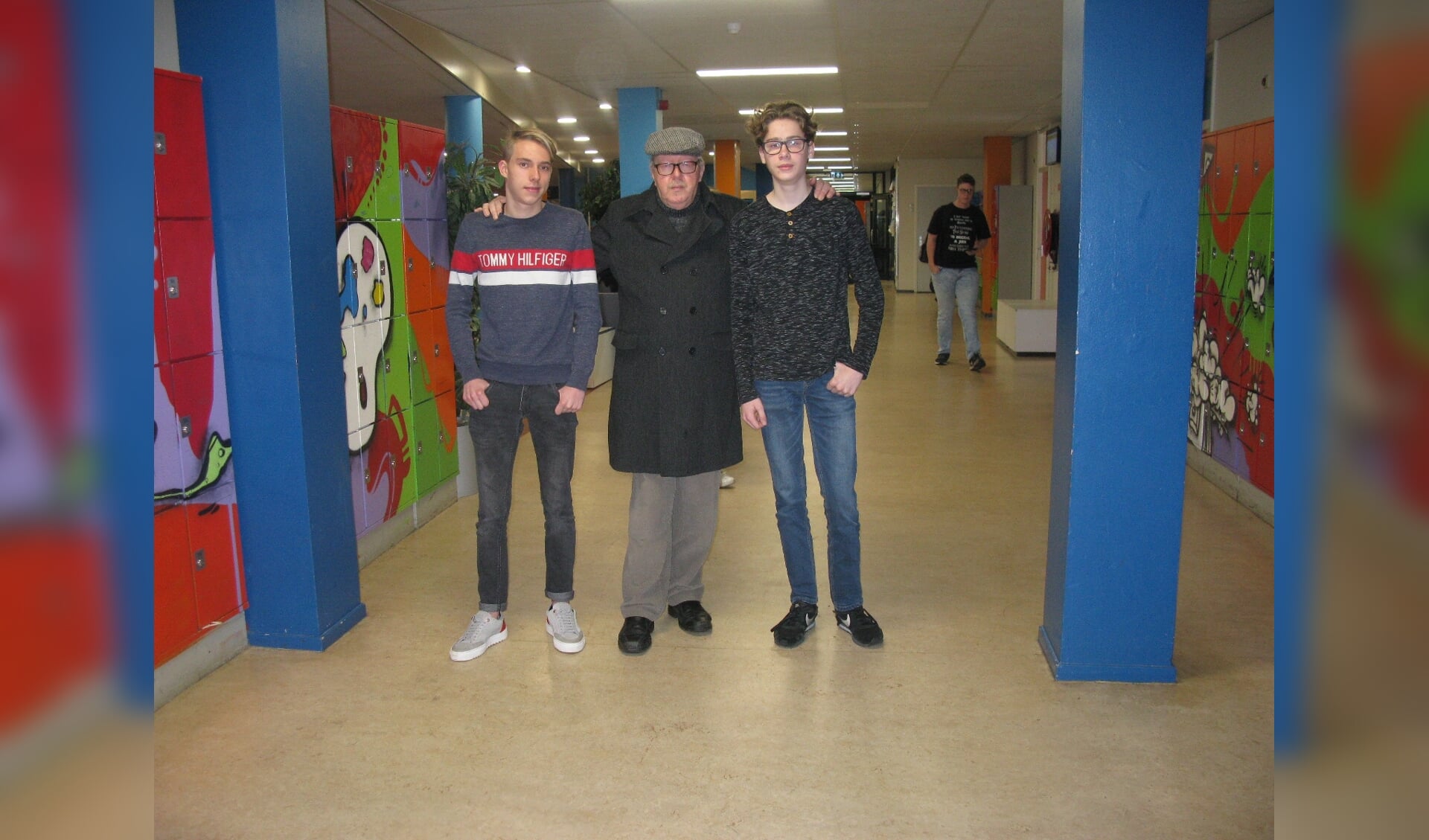 Mika Gerdessen, Kees Hocque en Ruben van Zanten. 