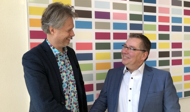Christian van den Brink (l) en Pim Spijker, bestuurder van SSOA.
