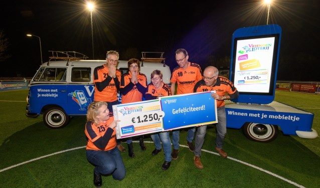 Korfbalvereniging GKV Enomics ontvangt een eenmalige extra bijdrage van 1.250 euro van de VriendenLoterij.