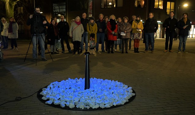 Onthulling Holocaust-monument