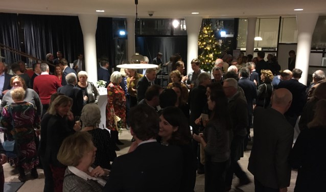 De Nieuwjaarsreceptie van de gemeente was drukbezocht.