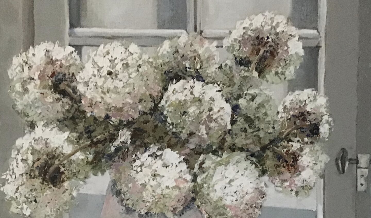 Bloemen, geschilderd door de Hardinxeldse.