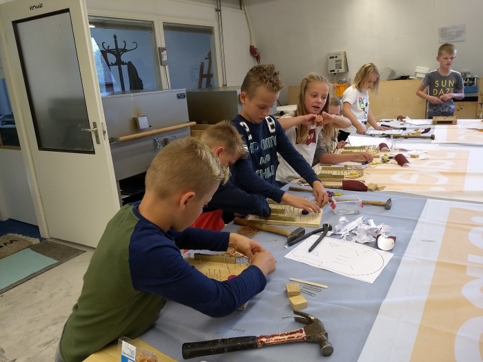 Flipperkast timmeren