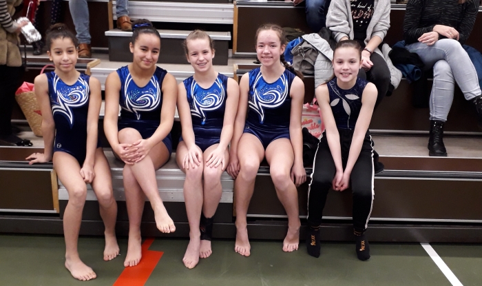Sparta turnsters (Noa Lam ontbreekt)