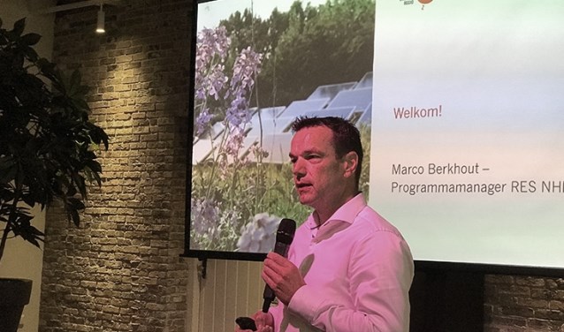 Marco Berkhout is programmamanager voor de Energieregio Noord-Holland Zuid.