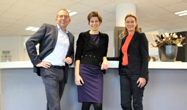 Edward van der Meijden, Adrienne Vertooren en Ingrid Cantrijn.
