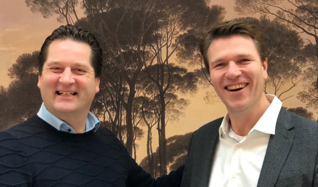 Sybren Ophof (links) en eigenaar Timo Kruft van de TeKa Groep.