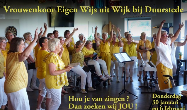 Open repetities bij Vrouwenkoor Eigen Wijs
