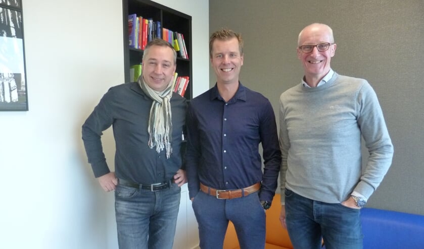 Van links naar rechts Herman Koot, Gert Beitler en Kosse Jonker van De Gelderse Kring.