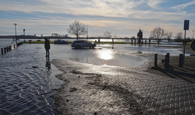 Het water staat hoog in Wijk bij Duurstede 2018