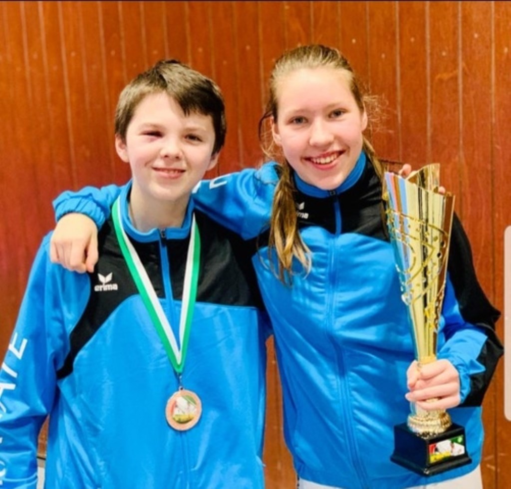 Darryl en Nessa op de Coupe Milon Luxemburg