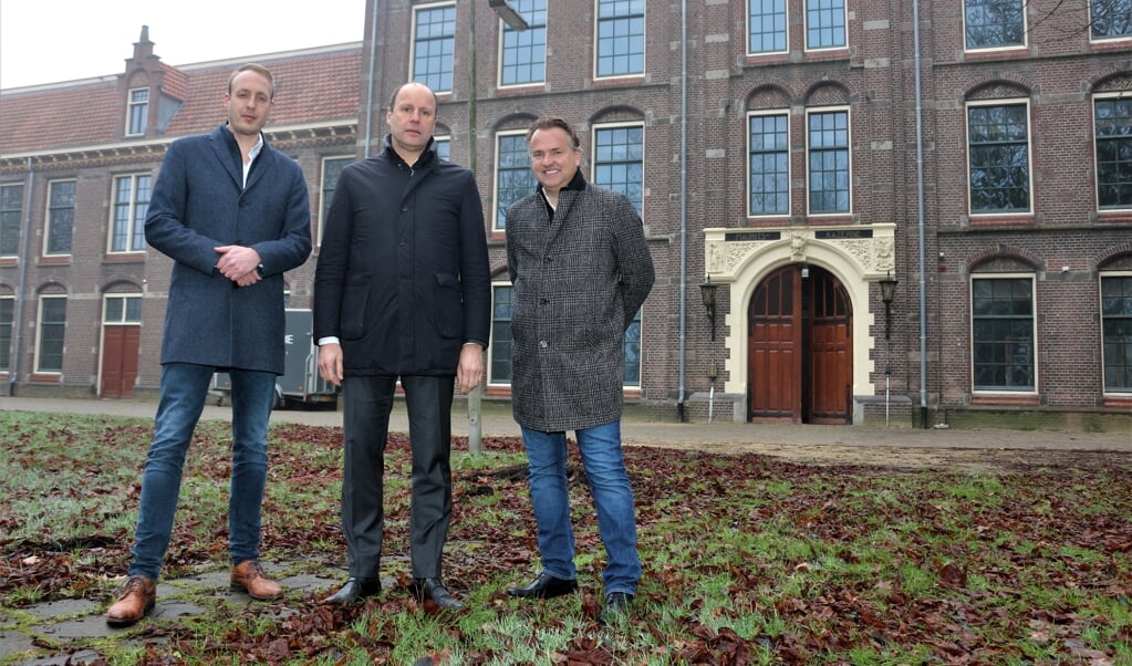 David de Bruijn, Marcel Goossens en Dirk Lubbers van de World Food Center Experience.
