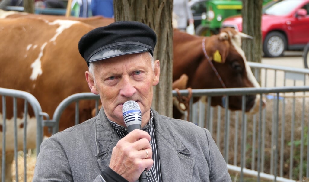 Steven van Hell tijdens de laatste editie van de Ossenmarkt. 