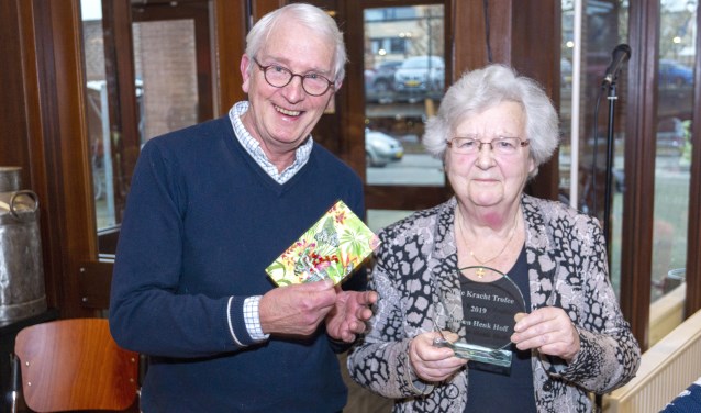 Het echtpaar Hoff heeft de Stille Kracht Trofee 2019 gewonnen.