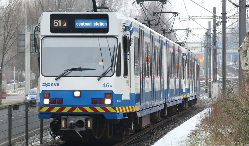 Archieffoto van sneltram 51.