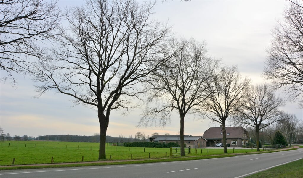 Het gebied ten noorden van Barneveld waar straks nieuwbouwwijk Bloemendal komt.