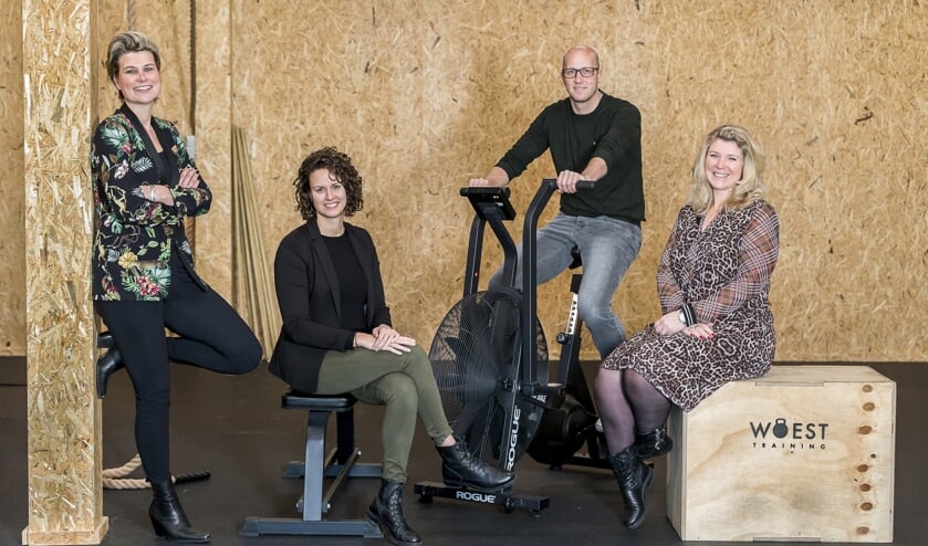 Diana Kas, Anne Floor, Tonnie Floor en Marije Kuppens.
