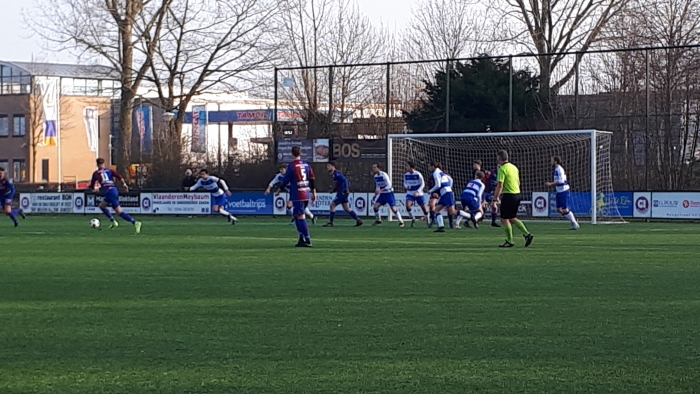 Een spelmoment FC Abcoude-Sv Ouderkerk