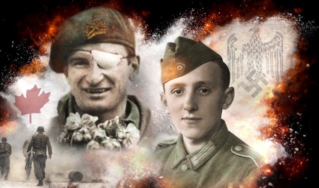 Léo Major (links) en Hans Kürten vertellen hun aangrijpende oorlogservaringen.