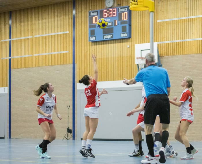 Mariëtte van der Sman in scoringspositie