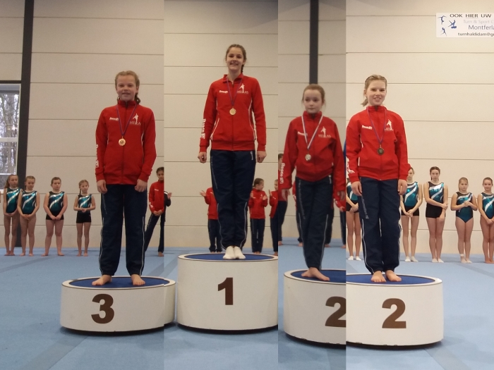 Sanne van Hoorn, Nienke Bosman, Laura Blok , Mirthe Pleizier
