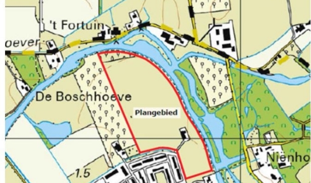 <p>Plangebied plan Hoenderik</p>