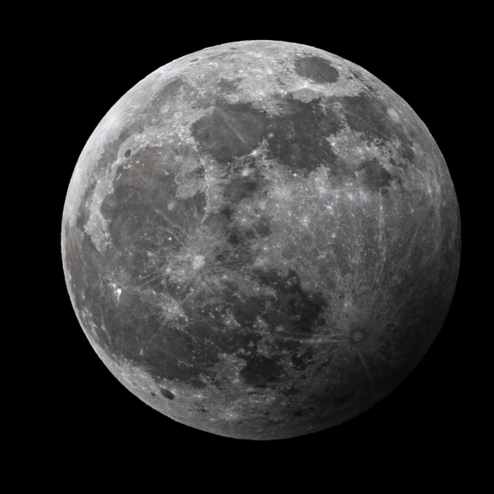 Gedeeltelijke maansverduistering.