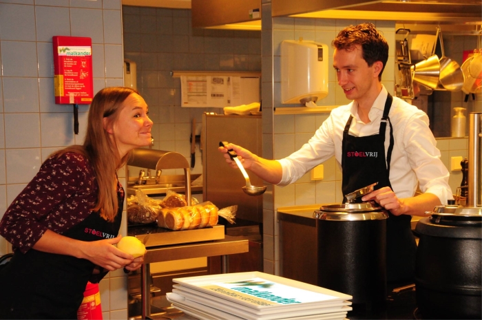 Fotobijschrift: Margreet van Til en Wethouder Jan Pieter