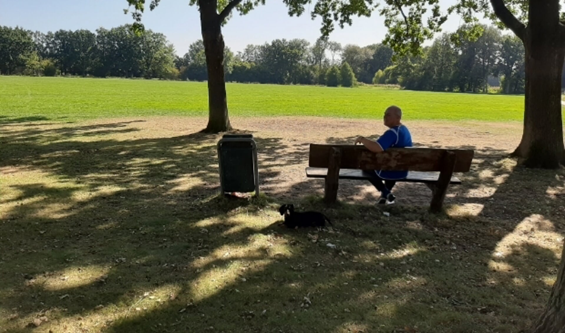 Het Stadspark aan de rand van Veenendaal is een oase van rust waar men graagt wandelt, jogt, de hond uitlaat of gewoon gaat zitten, op een bankje of langs de waterkant. (Foto: Martin Brinkl/DPGMedia) 