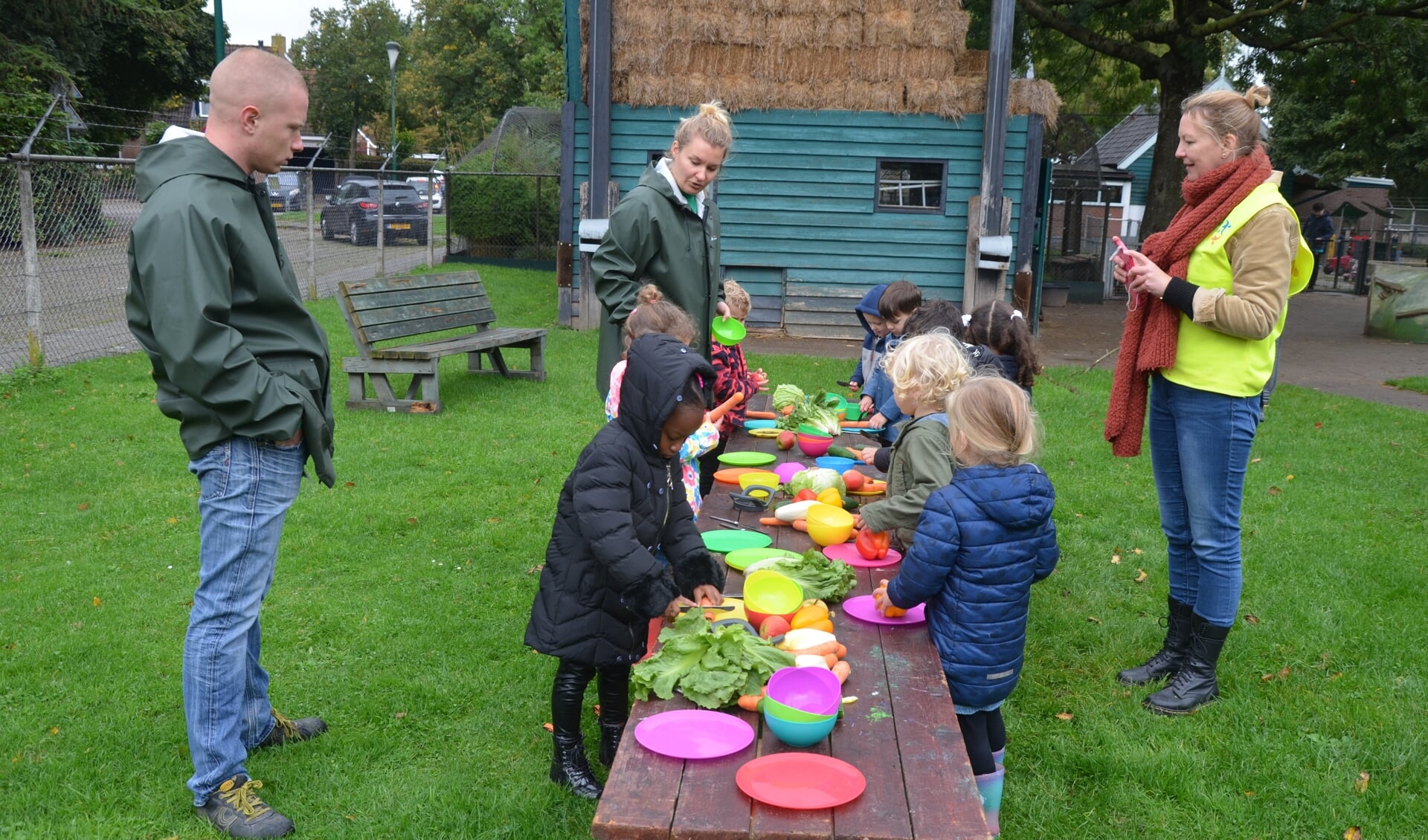 Een feestmaal bereiden voor de dieren