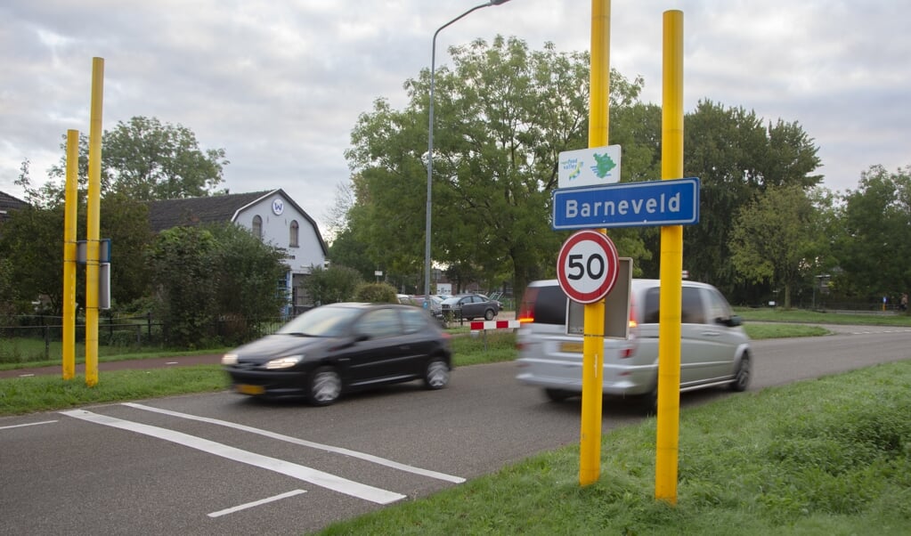 De Achterveldseweg in Barneveld.