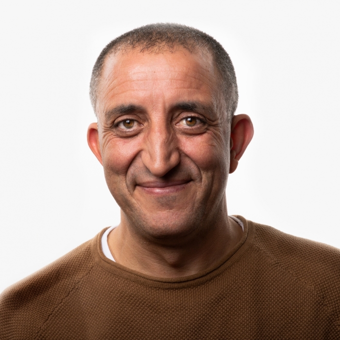 Portret van Allal Ennahachi.