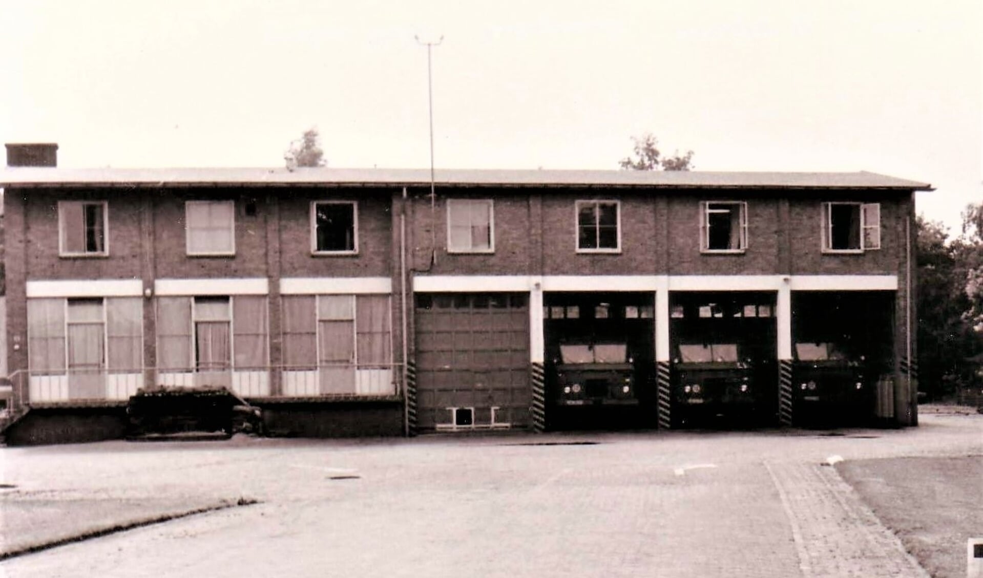 De oude brandweerkazerne op de voormalige vliegbasis Soesterberg.