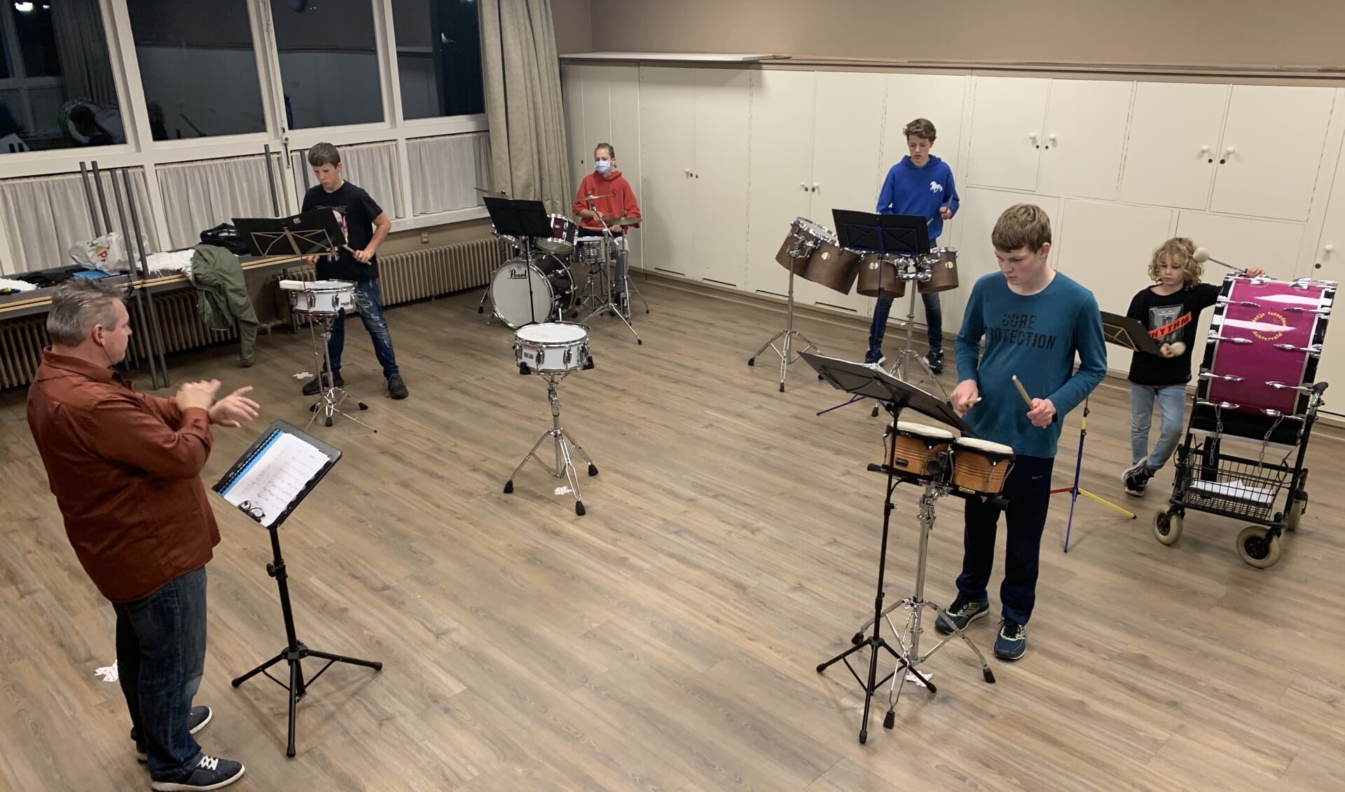 In de DWS Drum Talentband spelen de toekomstige tamboers van de vereniging.