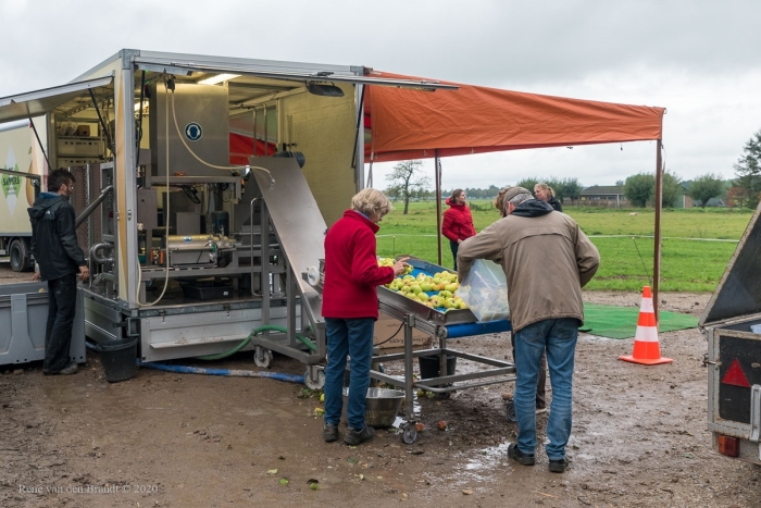 De mobiele fruitsappers