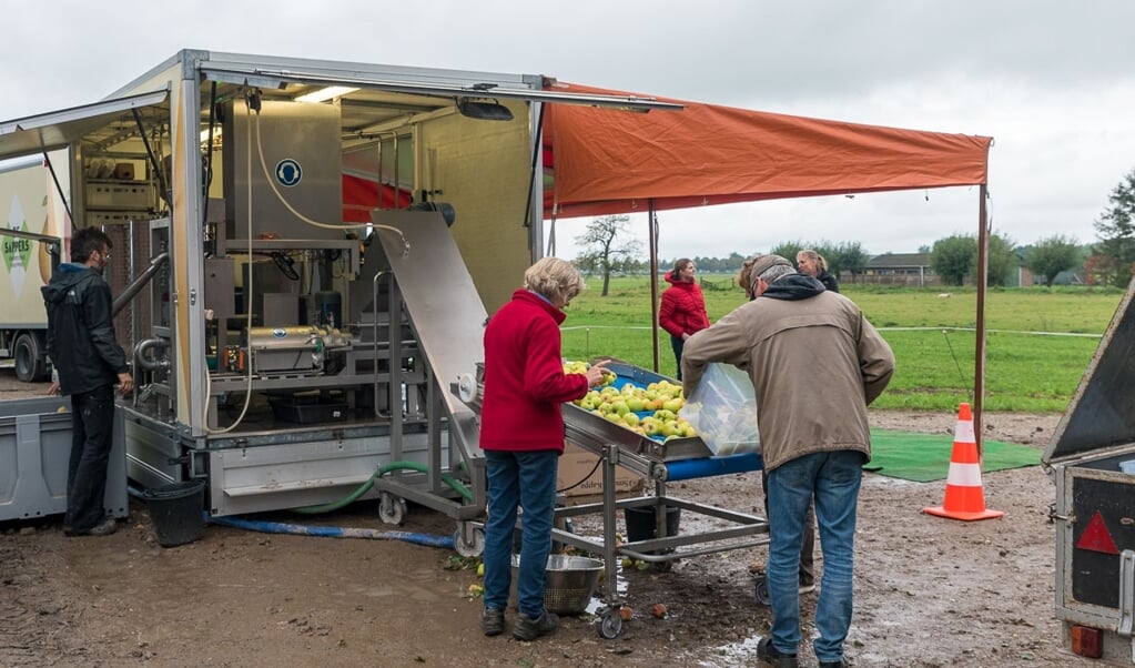 De mobiele fruitsappers