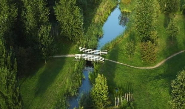 <p>Nieuw Wulven vanuit de lucht.</p>