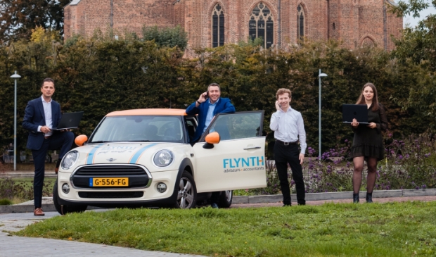<p>Bedrijfsadviseurs van Flynth André Beumer, Jarco Hordijk, Bas Overeem en Anuszka Aydin-Kopec.</p>