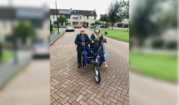 De nieuwe duofiets.