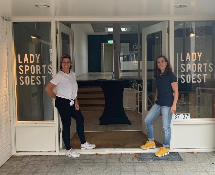Wanja Algra van Lady Sports Soest en Mirjam Hoebe van Centrum voor Fysiotherapie Soest