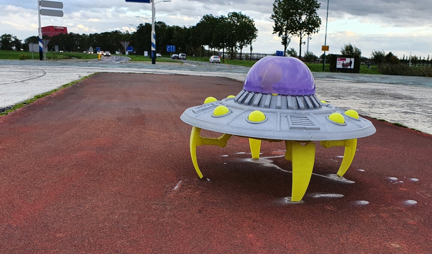 Een UFO is geland