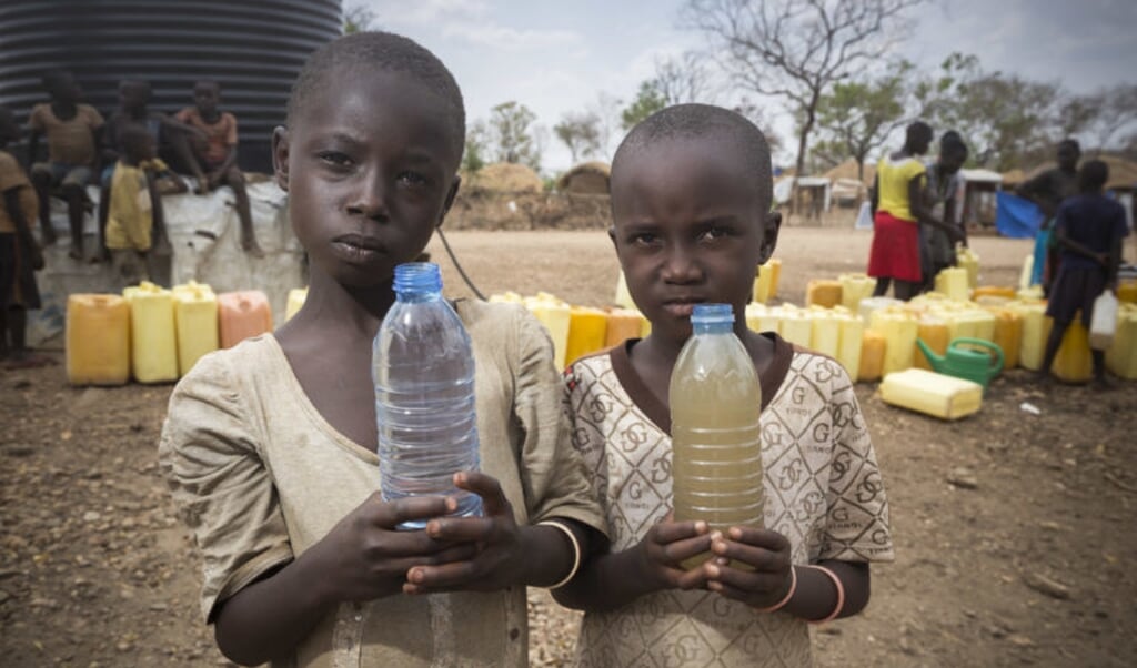 De opbrengst van de kledingactie is voor schoon water en sanitair in Ethiopië