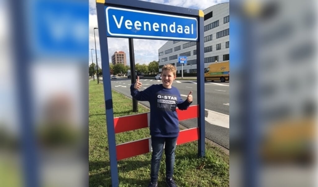 Hugo Wennekes. de nieuwe kinderburgemeester van Veenendaal.