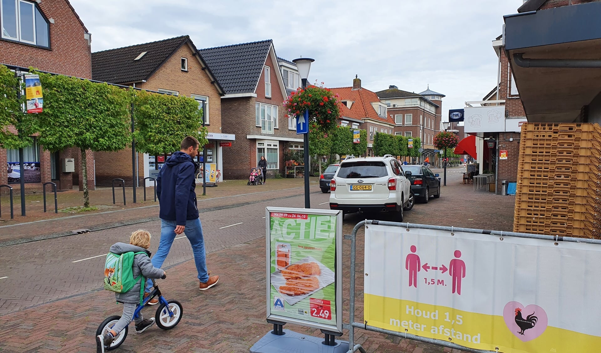 Dit stuk van Woudenberg is eenrichtingsverkeer. Iets wat de een waardeert en de ander een doorn in het oog is.