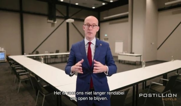 <p>Eerder deze maand kondigde algemeen directeur Erik-Jan Ginjaar de tijdelijke sluiting van de Potsillion Hotels aan</p>