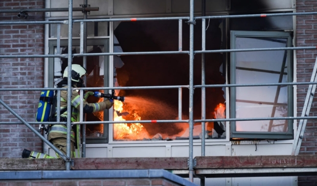 Brand in woning