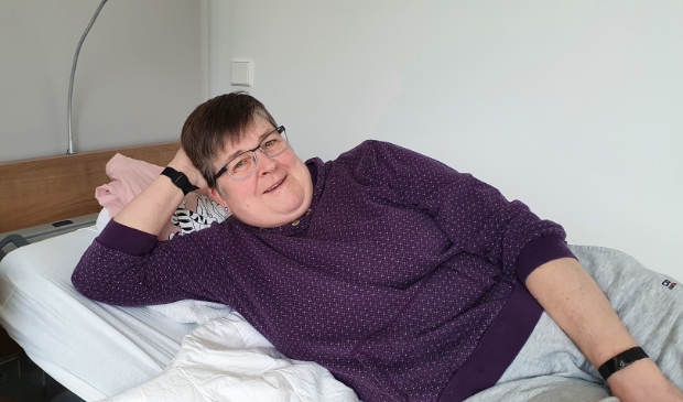 Geke de Jong revalideert in een centrum in Utrecht