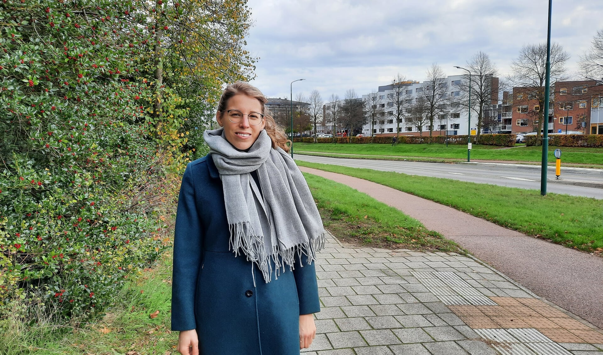 Juliët Holtschlag is als studente op onderzoek uit in haar nieuwe woonplaats Soest.