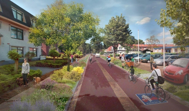 Het ontwerp van de nieuwe Stationsweg.