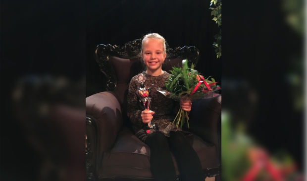 Voorleeskampioen Eva Gerritsen